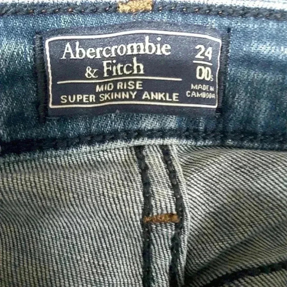 Abercrombie & Fitch Mid Rise Super skinny Ankle - Picture 3 of 3
